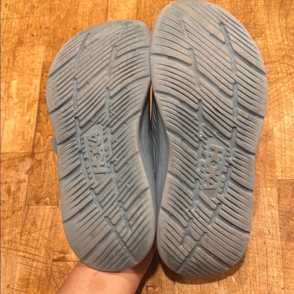 Hoka Gray Slide Sandals with Straps - Picture 4 of 4